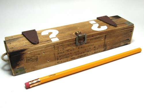 Zombies Mystery Box Pencil Box Miniature Replica Handmade