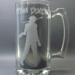 Daryl Dixon Walking Dead inspired beer mug
