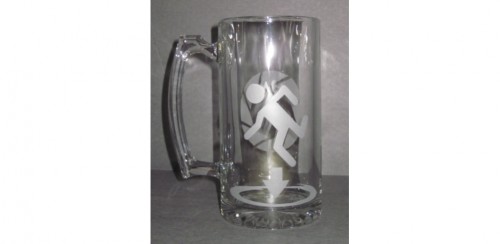 Portal Inspired Beer Mug