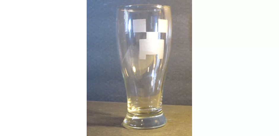 Etched Glass Creeper Minecraft Inspired