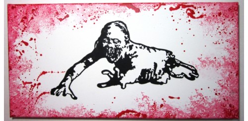 Walking dead paintings and artwork inspired by The Walking Dead