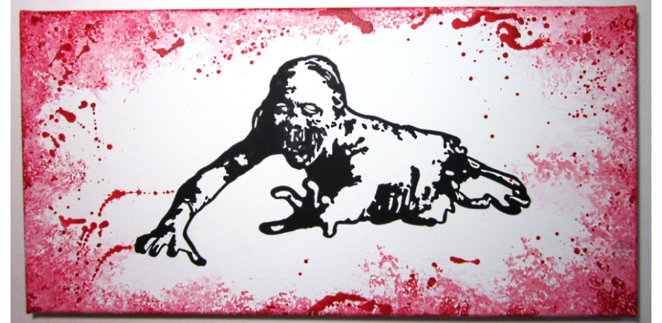 Walking dead paintings and artwork inspired by The Walking Dead