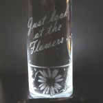 Walking Dead Just look at flowers vase glass vase