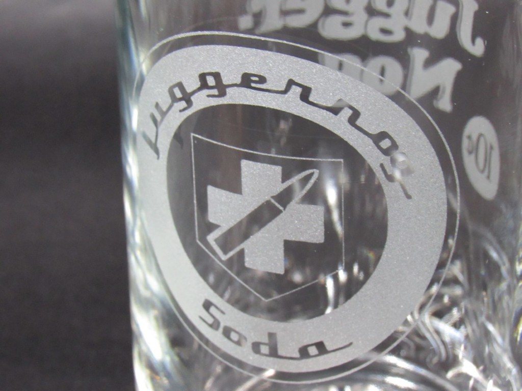 closeup of juggernog mug