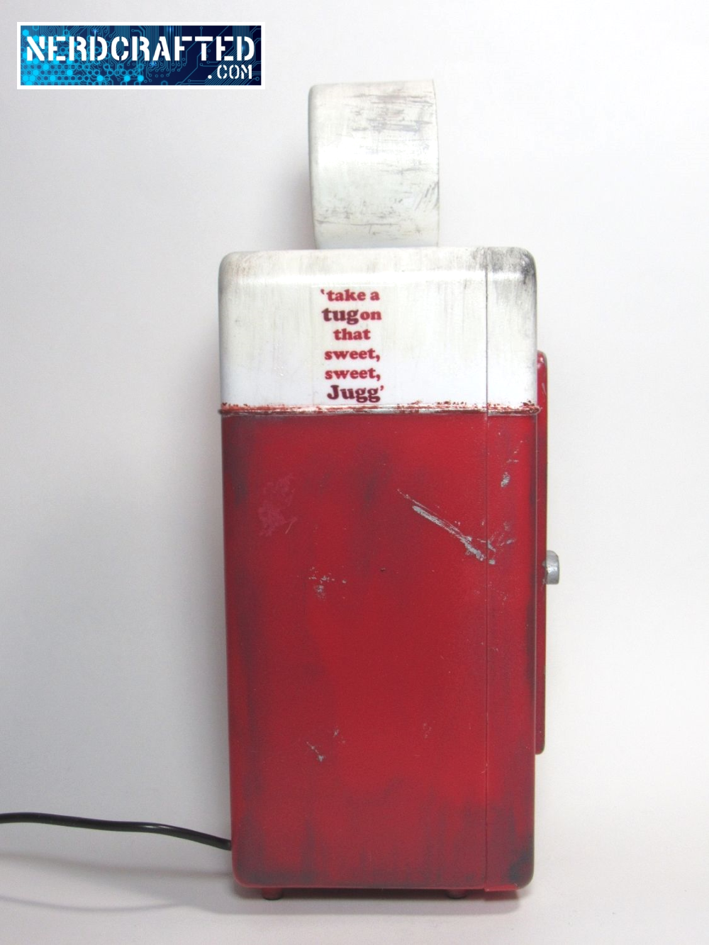 Side of Jugger-Nog Machine Drink cooler and warmer
