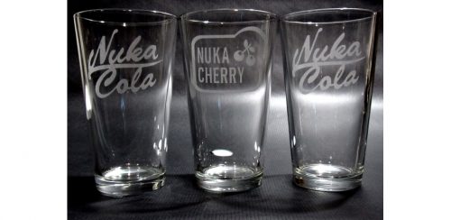 Nuka Cola Nuka Cherry Fallout Pint Glasses Fallout Inspired Gifts