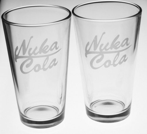 Fallout tribute glasses - Nuka Cola Nuka Cherry