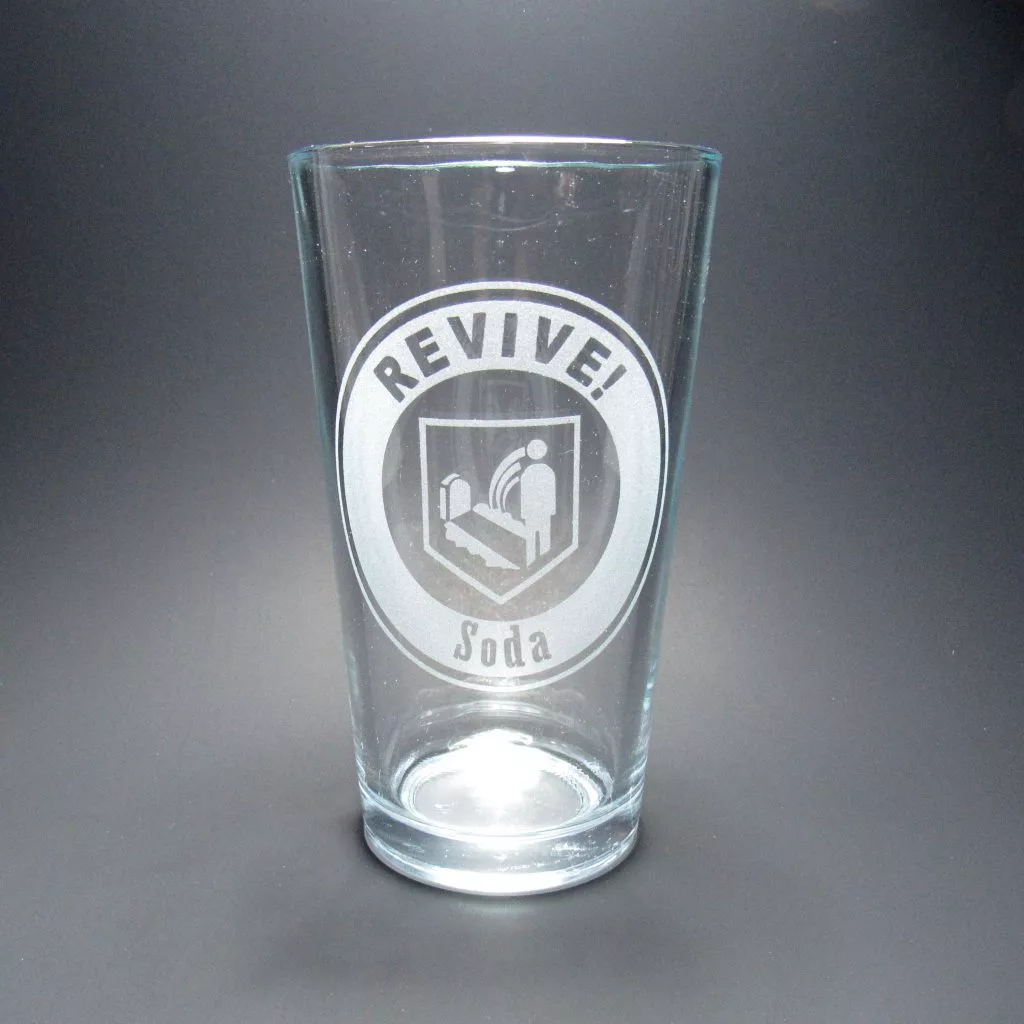 Perk-A-Cola Revive! Soda Pint Glasses