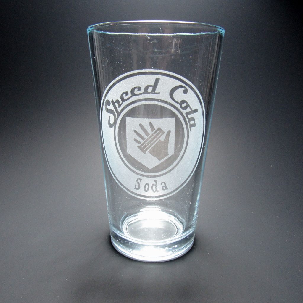 Speed Cola Perk-A-Cola Pint Glasses
