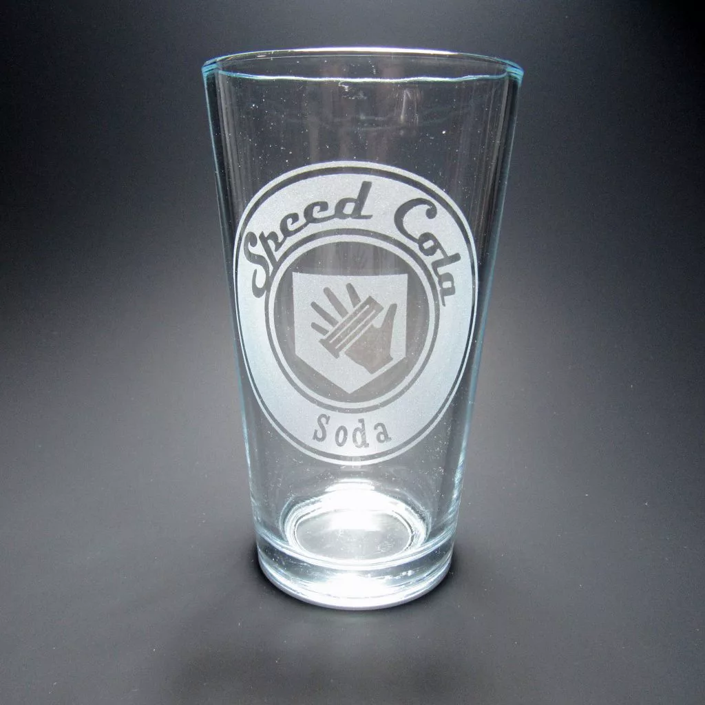 Speed Cola Perk-A-Cola Pint Glasses