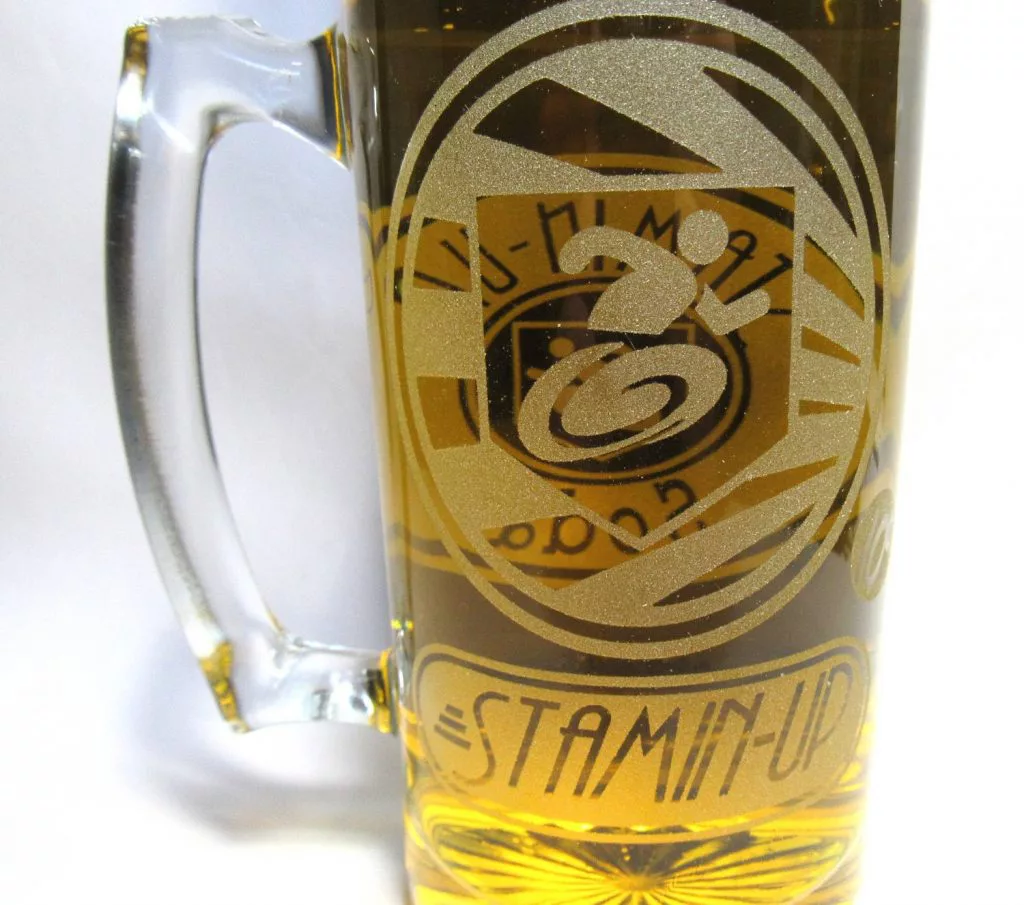 Stamin Up soda mug glass