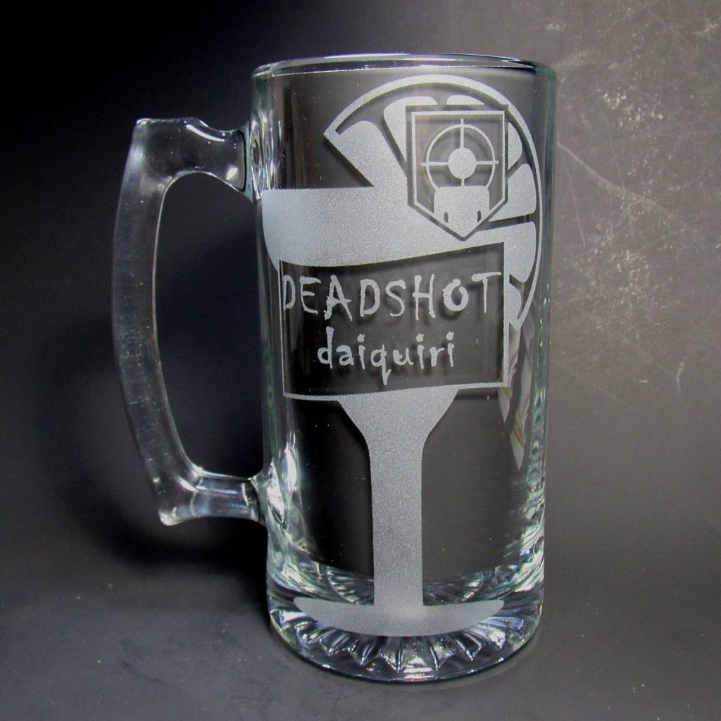 Back of Deadshot Daiquiri Mug