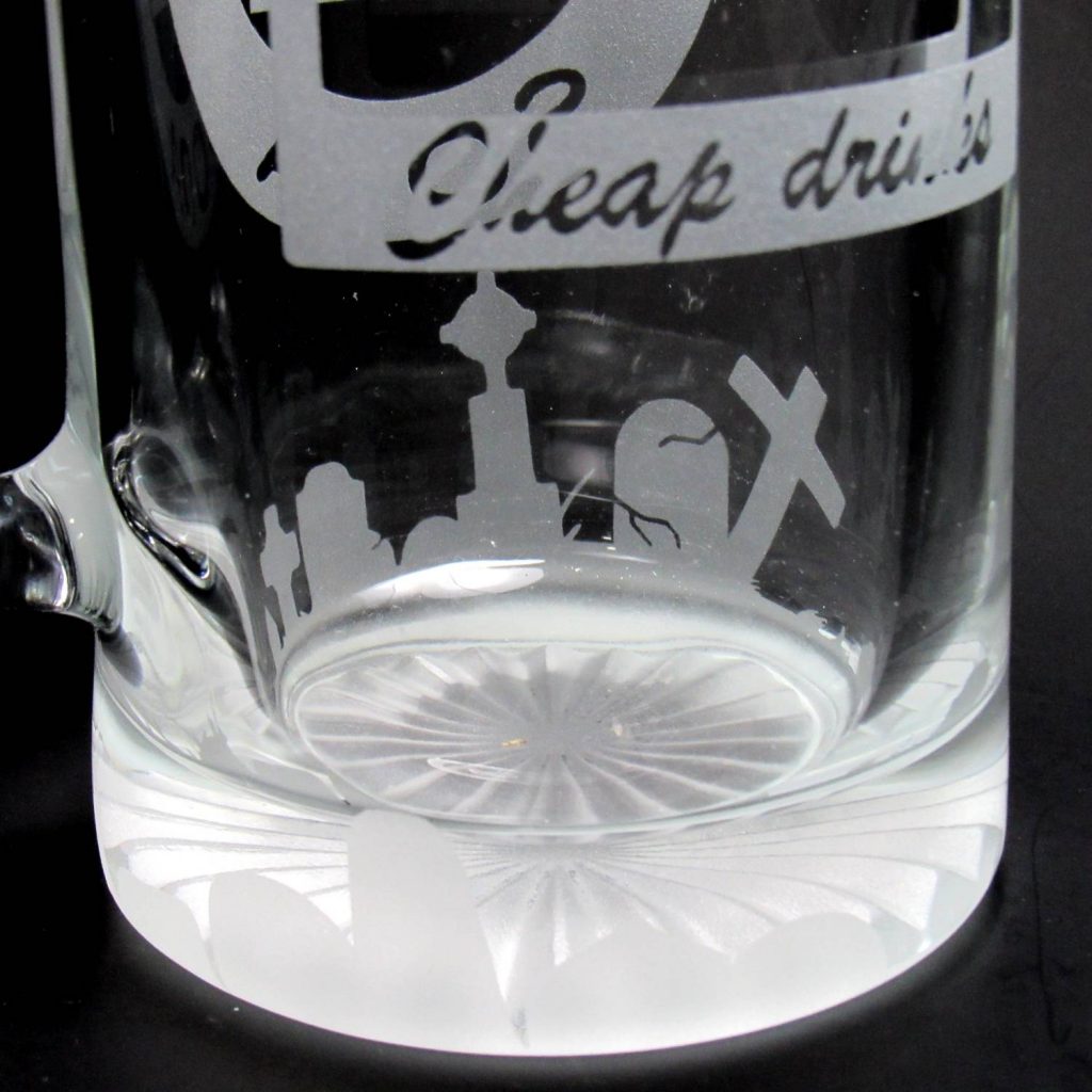 Tombstone Soda mug details