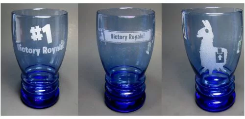 Fortnite Victory Royale! Drinking Glasses