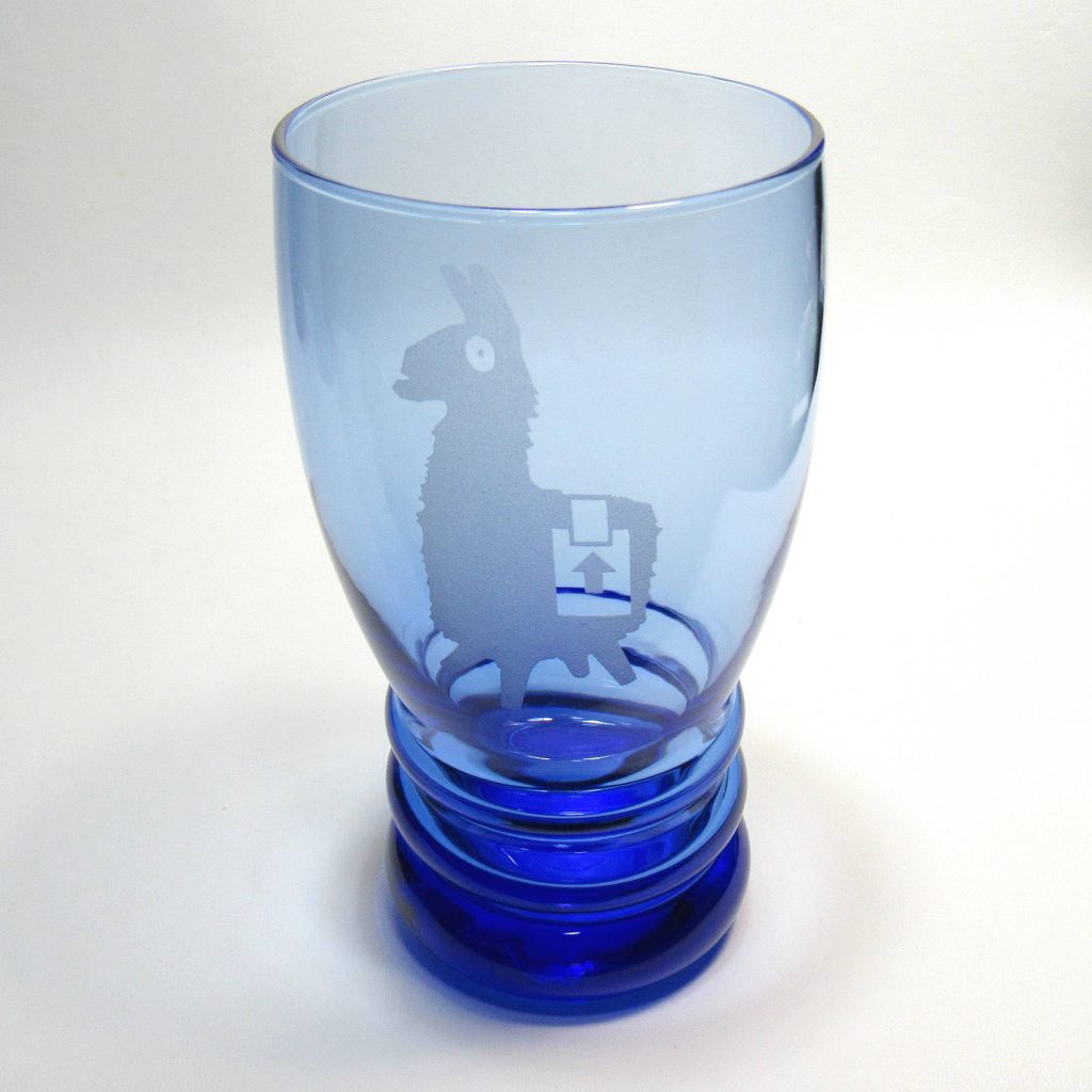 Fortnite llama Pinata drinking glass