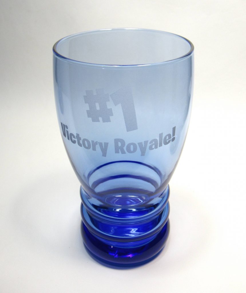 Victory Royale #1 Fortnite Glass