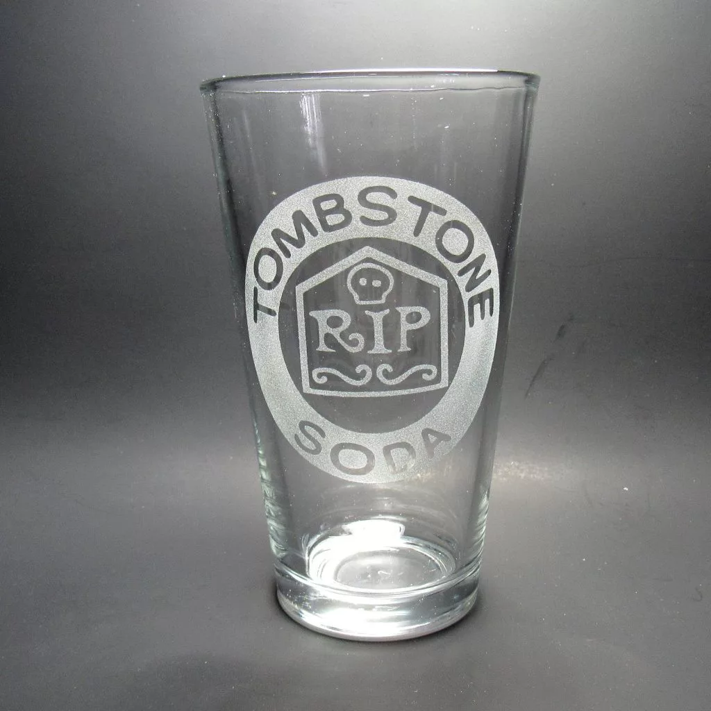 Tombstone Soda Zombie Perk Drinking Glasses
