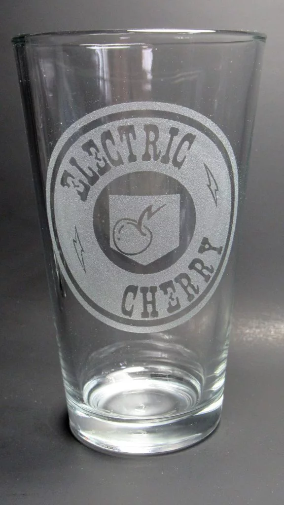Electric Cherry Zombies Perk Glass