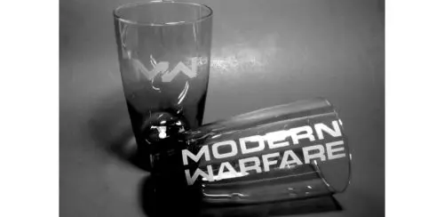 Modern Warfare Drinking Glasses empty featured image